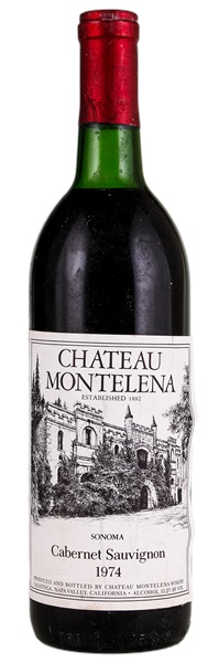 1974 Chateau Montelena Sonoma Cabernet Sauvignon, 750ml