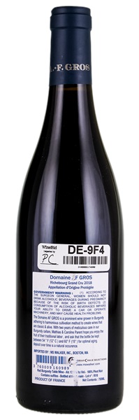 2018 Domaine A.-F. Gros Richebourg