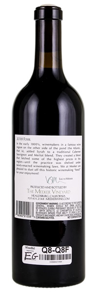 2018 Meeker Fossil Red, 750ml