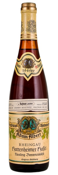 1949 Adam Albert Hattenheimer Hassel Riesling Beerenauslese, 700ml