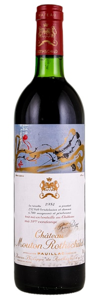 1981 Château Mouton Rothschild