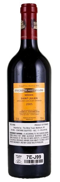 2005 Château Ducru-Beaucaillou