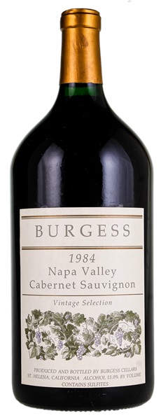 1984 Burgess Vintage Selection Cabernet Sauvignon, 3.0ltr