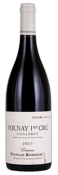 2017 Nicolas Rossignol Volnay Cailleret, 750ml