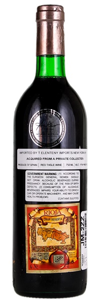 1976 Martínez Lacuesta Rioja Gran Reserva Especial, 750ml