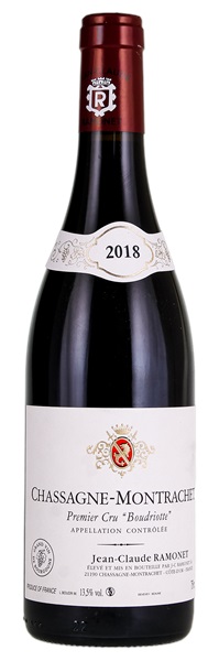 2018 Jean-Claude Ramonet Chassagne-Montrachet Clos de la Boudriotte Rouge, 750ml