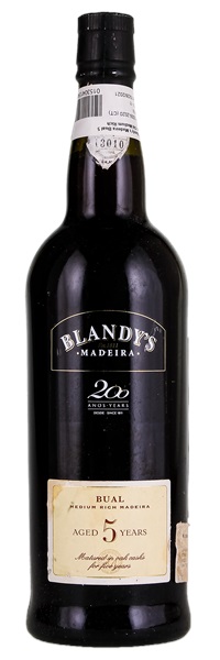 N.V. Blandy's 5 Year Old Medium Rich Bual, 750ml