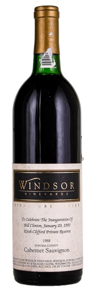 1988 Windsor Vineyards Signature Series Cabernet Sauvignon