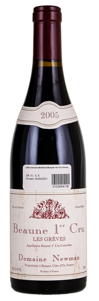 2005 Domaine Newman Beaune Greves, 750ml