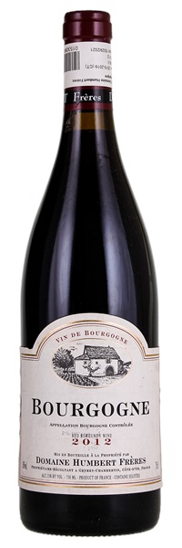 2012 Humbert Frères Bourgogne Rouge, 750ml