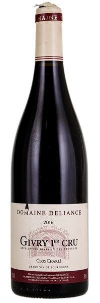 2016 Domaine Deliance Givry Clos Charlé, 750ml