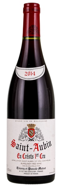 2014 Thierry et Pascale Matrot Saint-Aubin En Creots