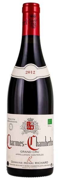 2012 Henri Richard Charmes-Chambertin, 750ml