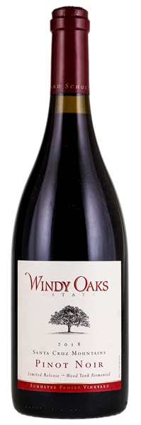 2018 Windy Oaks Estate Limited Release Wood Tank Fermented Pinot Noir, 750ml