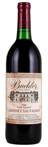 1986 Buehler Cabernet Sauvignon