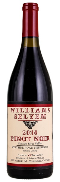 2014 Williams Selyem Westside Road Neighbors Pinot Noir