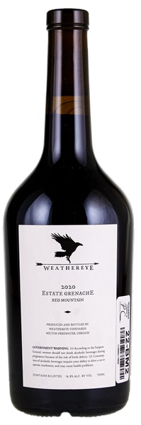2020 WeatherEye Vineyards Estate Grenache, 750ml