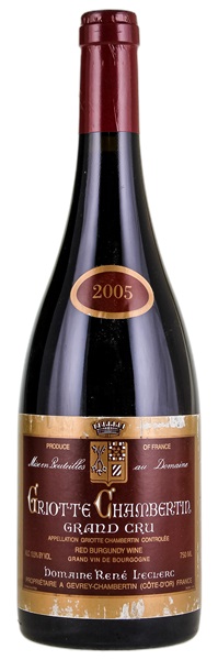 2005 Rene Leclerc Griotte-Chambertin