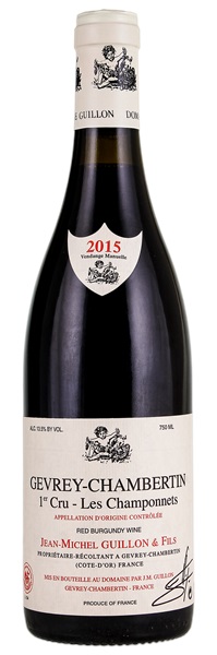 2015 Jean-Michel Guillon Gevrey-Chambertin Les Champonnets, 750ml