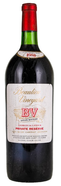 1980 Beaulieu Vineyard Georges de Latour Private Reserve Cabernet Sauvignon, 1.5ltr