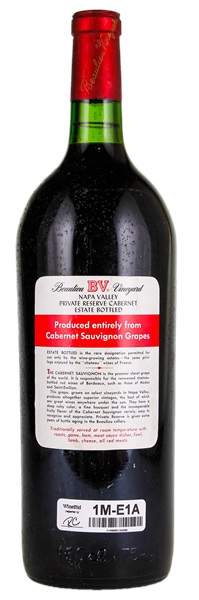 1980 Beaulieu Vineyard Georges de Latour Private Reserve Cabernet Sauvignon, 1.5ltr