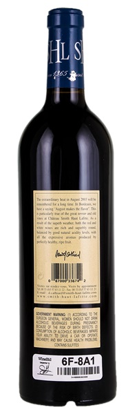 2003 Château Smith-Haut-Lafitte, 750ml