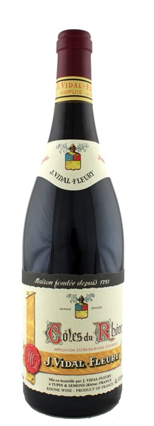 2006 J. Vidal-Fleury Côtes du Rhône, 750ml