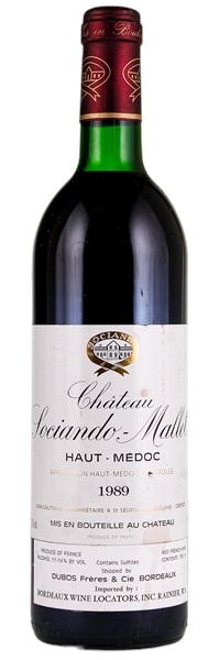 1989 Château Sociando-Mallet, 750ml