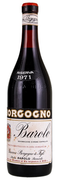 1971 Giacomo Borgogno & Figli Barolo Riserva, 750ml