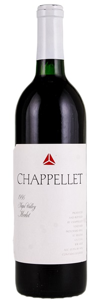 1986 Chappellet Vineyards Merlot