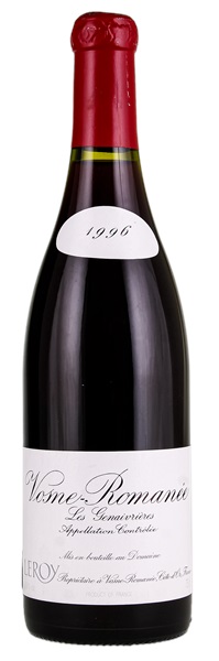1996 Domaine Leroy Vosne Romanee Les Genaivrieres, 750ml