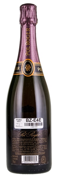 2008 Pol Roger Rosé, 750ml