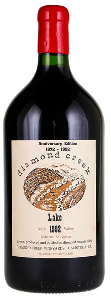 1992 Diamond Creek Lake Vineyard Anniverary Edition '72-'92 Cabernet Sauvignon, 3.0ltr