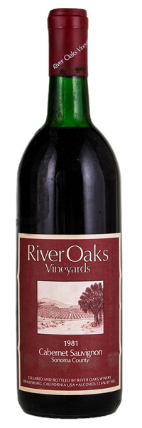 1981 River Oaks Cabernet Sauvignon, 750ml