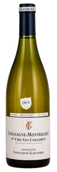 2014 Fontaine-Gagnard Chassagne-Montrachet Les Caillerets, 750ml
