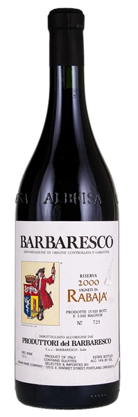 2000 Produttori del Barbaresco Barbaresco Rabaja Riserva, 1.5ltr