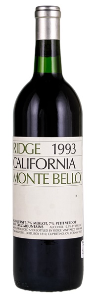 1993 Ridge Monte Bello