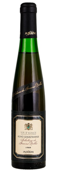 1989 Jean-Baptiste Adam Gewurztraminer Sélection de Grains Nobles, 375ml