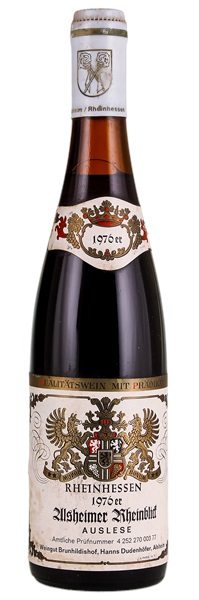 1976 Brunhildishof Allsheimer Rheinblick Auslese #3, 700ml