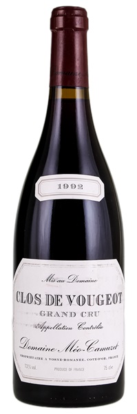 1992 Domaine Méo-Camuzet Clos de Vougeot, 750ml