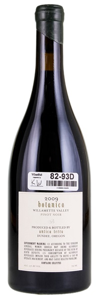 2009 Antica Terra Botanica Pinot Noir, 750ml