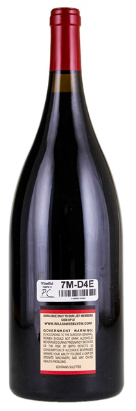 2022 Williams Selyem Rochioli Riverblock Vineyard Pinot Noir, 1.5ltr
