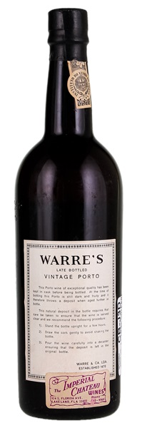 1969 Warre's LBV, 750ml