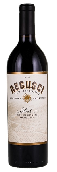 2018 Regusci Block 3 Cabernet Sauvignon