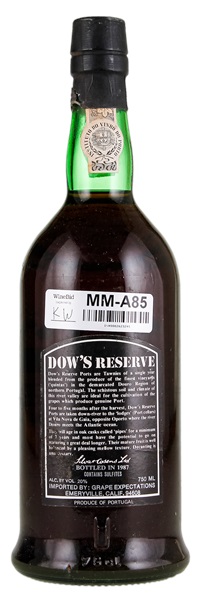 1972 Dow's Reserve Porto, 750ml