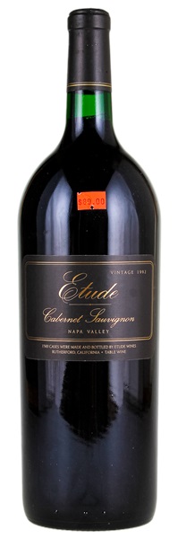 1992 Etude Cabernet Sauvignon, 1.5ltr