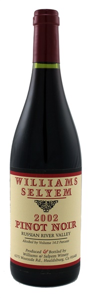 2002 Williams Selyem Russian River Valley Pinot Noir, 750ml