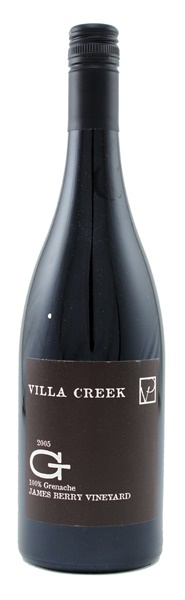 2005 Villa Creek " G " James Berry Vineyard Garnacha (Screwcap), 750ml