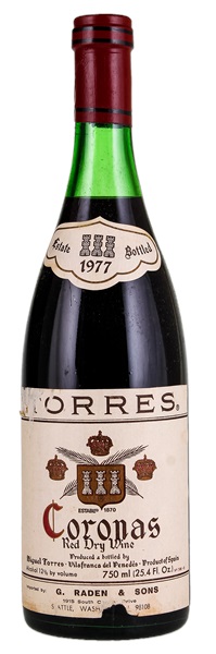 1977 Miguel Torres Coronas, 750ml
