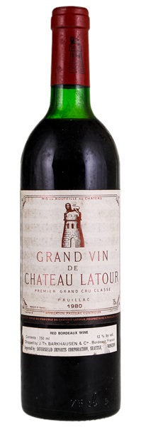 1980 Château Latour, 750ml